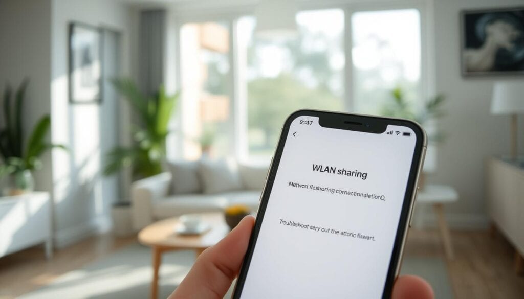 WLAN-Teilen Troubleshooting