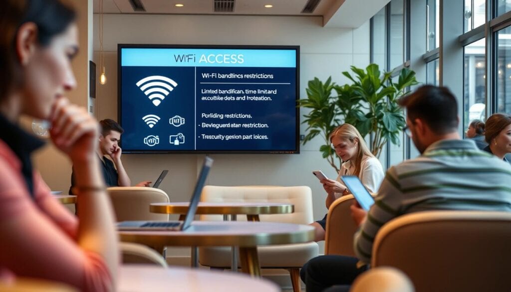 WLAN-Gastzugang Einschränkungen