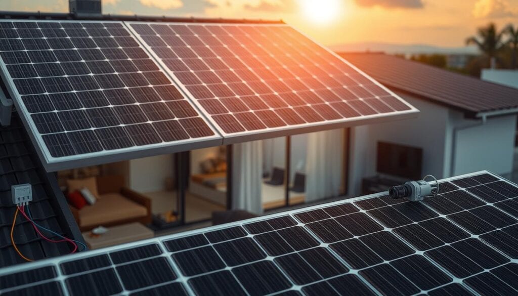 PV-Anlage und Powerline-Adapter