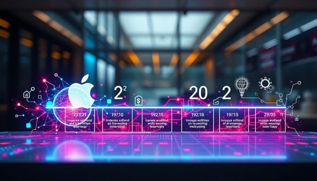 Apple KI Entwicklung Meilensteine