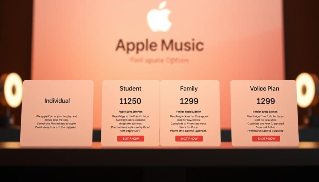 Apple Music Abonnementoptionen