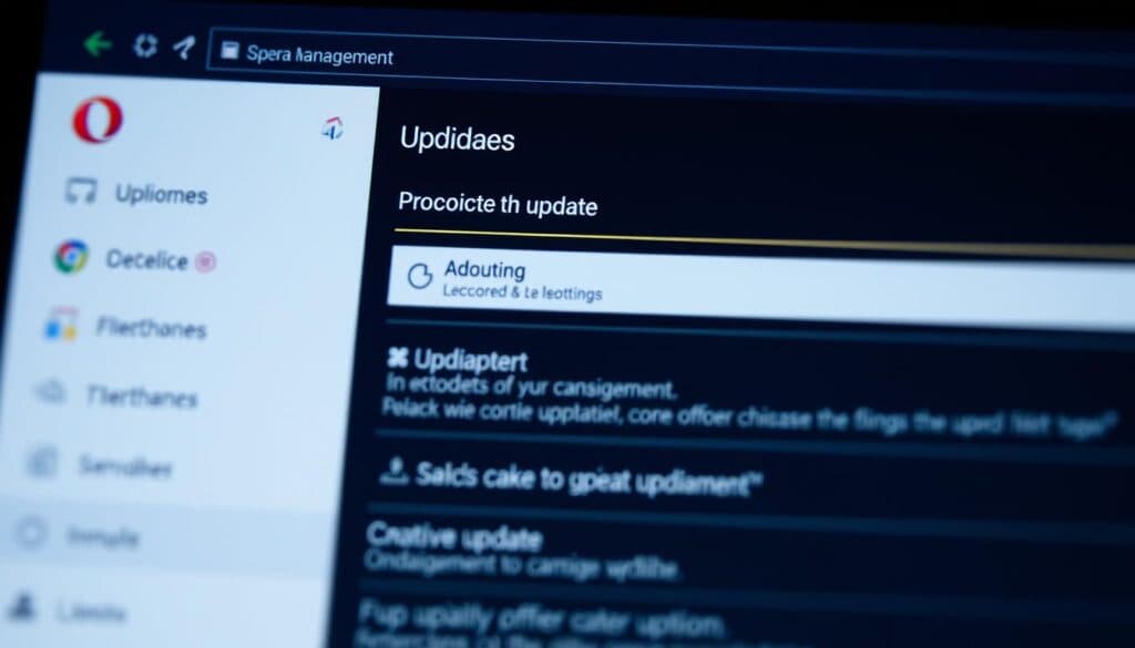 Opera GX Update-Verwaltung