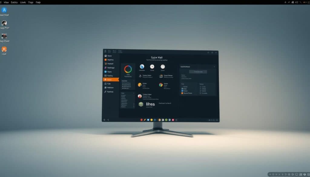 Linux System Information Desktop-Umgebung