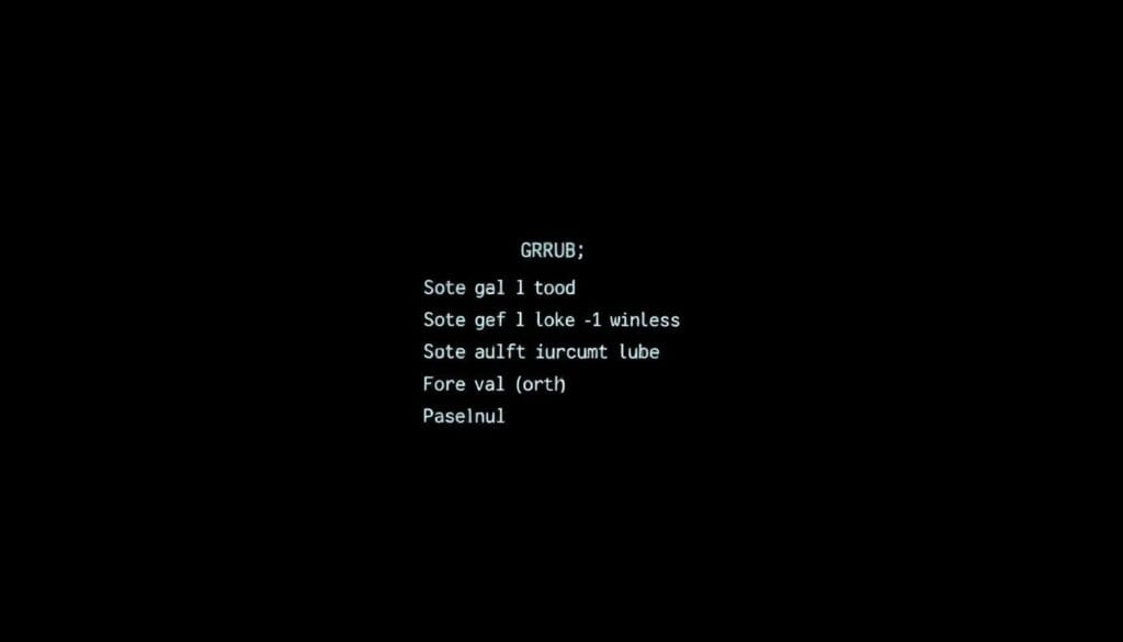 GRUB Bootloader Parameter