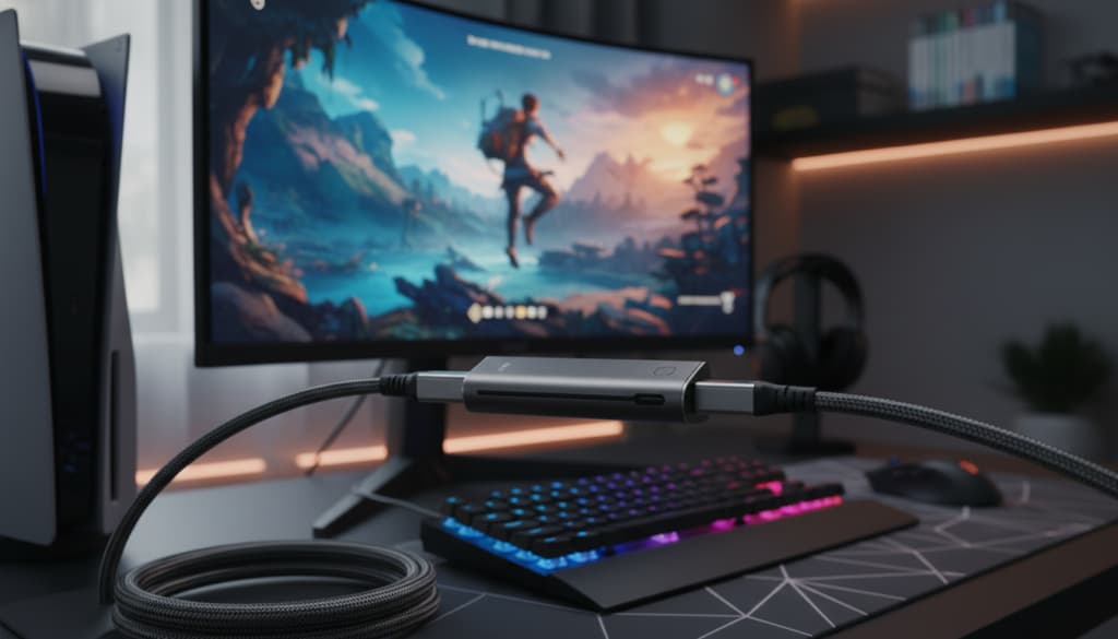HDMI zu DisplayPort Adapter Setup