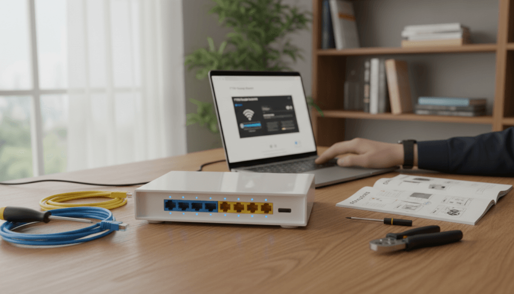 Installation und Einrichtung FTTH Router