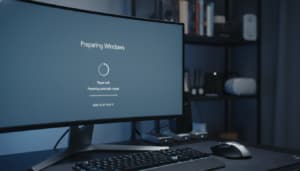 Windows wird vorbereitet, schalten Sie den Computer nicht aus hängt