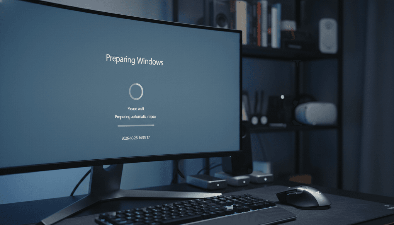 Windows wird vorbereitet, schalten Sie den Computer nicht aus hängt