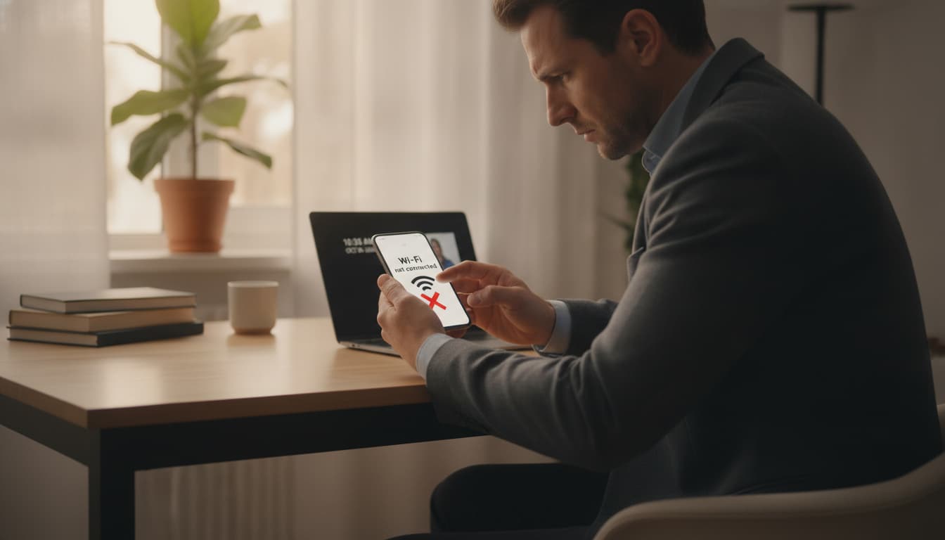 Handy verbindet sich nicht mit Wlan