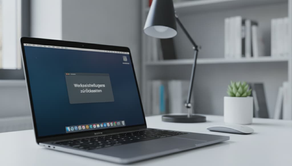 werkseinstellungen zurücksetzen