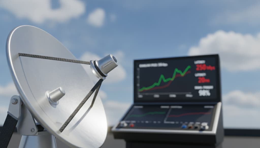 Geschwindigkeit und Latenz beim Satelliteninternet Geschwindigkeit und Latenz beim Satelliteninternet