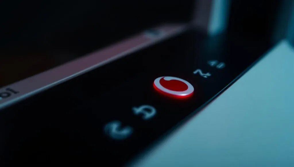 Vodafone Router Telefon LED rot