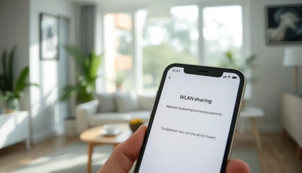 WLAN-Teilen Troubleshooting