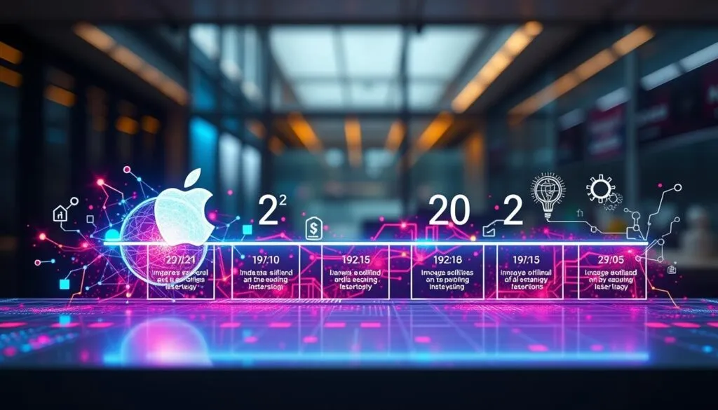 Apple KI Entwicklung Meilensteine