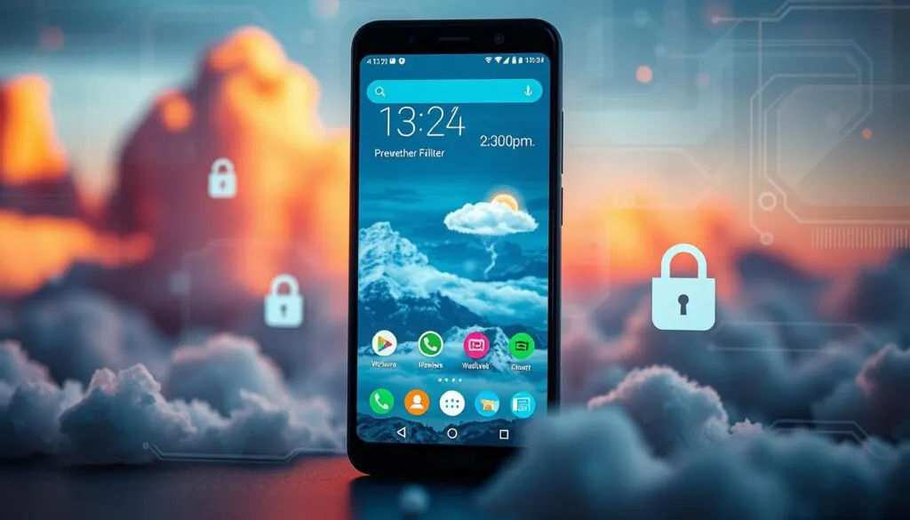 Datenschutz in Android Wetter-Apps