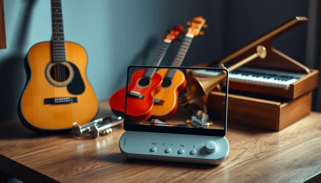 Google Stimmgerät für verschiedene Instrumente