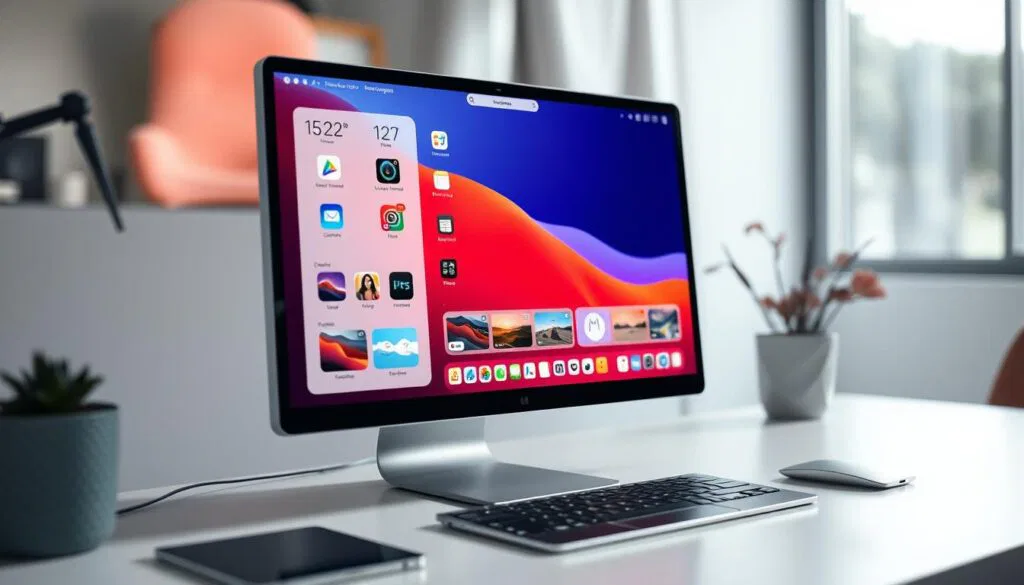 macOS Benutzeroberfläche Design