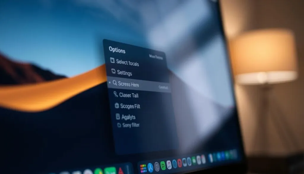 Mac Screenshot Optionen