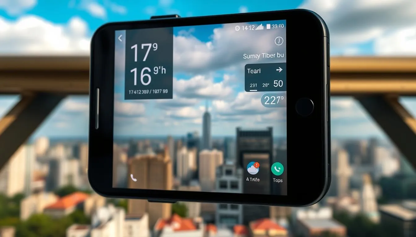 vorinstallierte Wetter-App Android