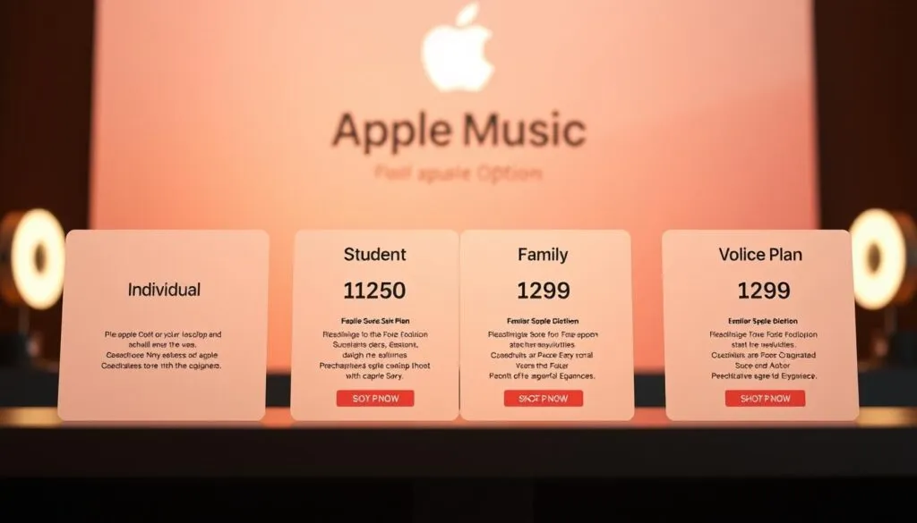 Apple Music Abonnementoptionen