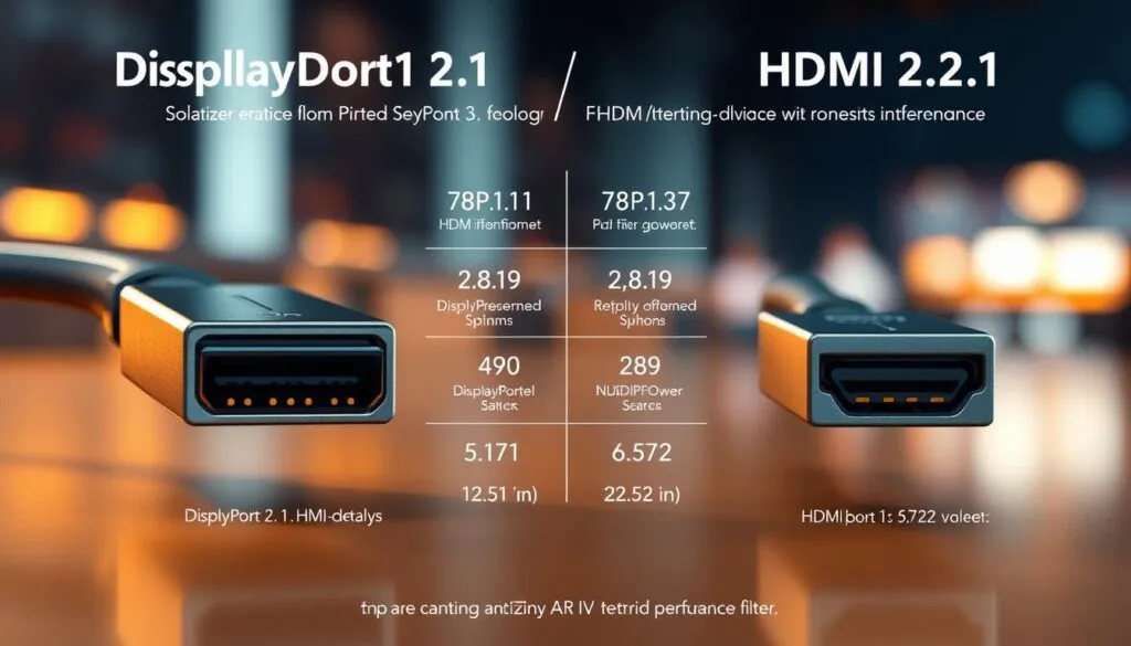 DisplayPort 2.1 und HDMI 2.1 Vergleich
