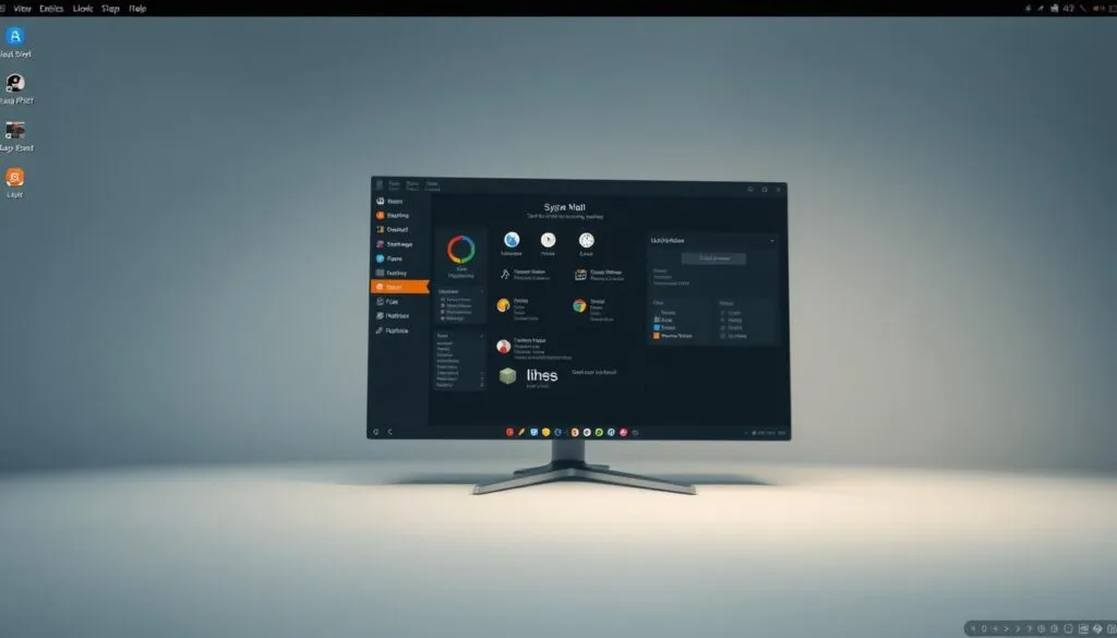 Linux System Information Desktop-Umgebung