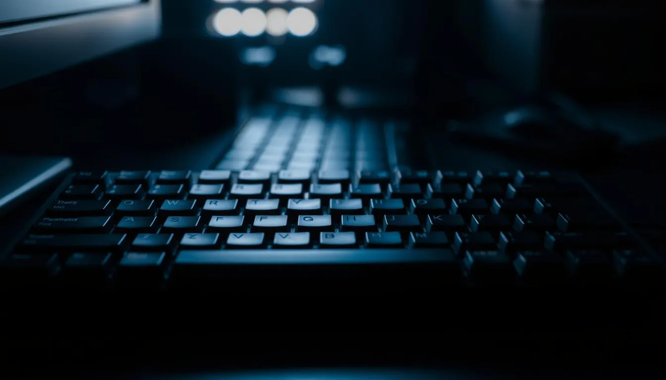 Taste am Computer fünf Buchstaben
