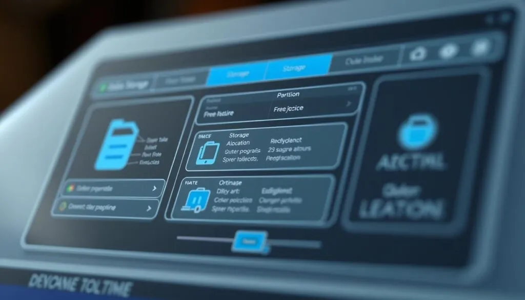 Speicherplatzverwaltung Diagramm