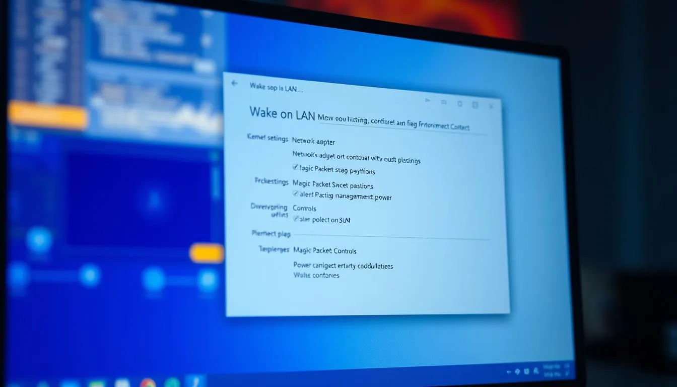 wake on lan Windows 11