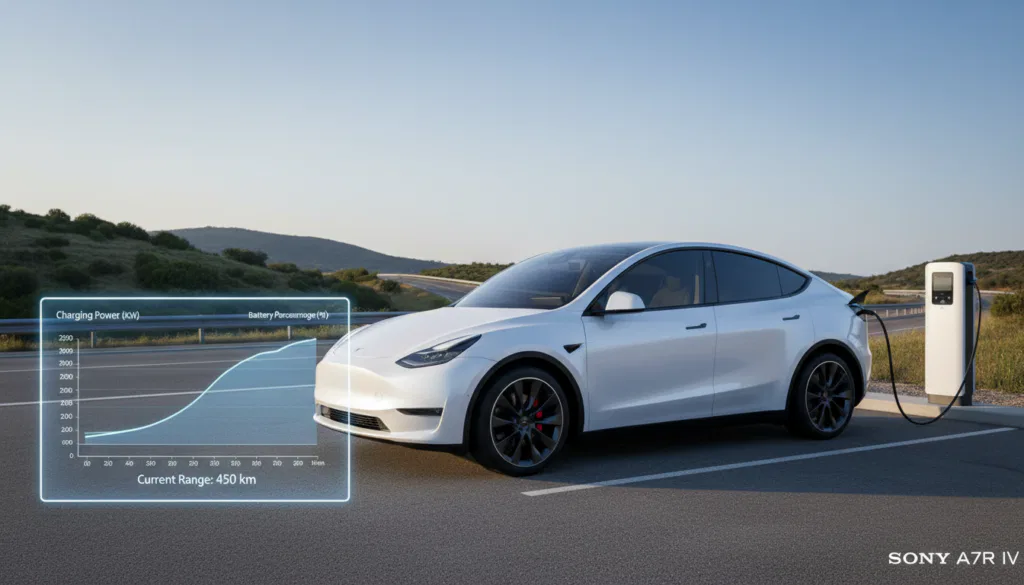 Ladegeschwindigkeit und Reichweite