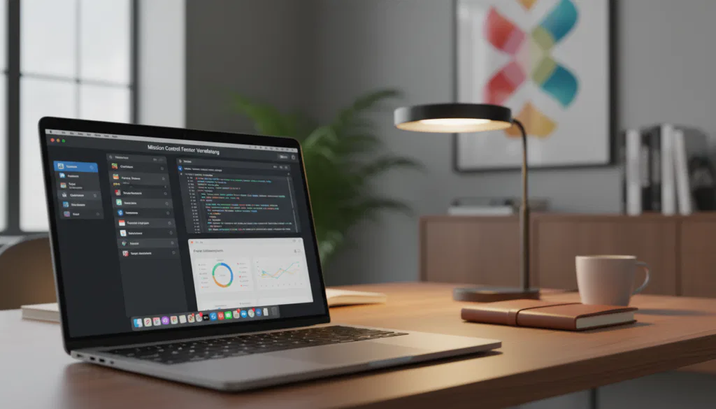 Mission Control Fenster Verwaltung