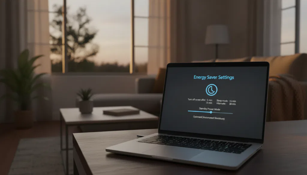 Ruhezustand Energieeinstellungen