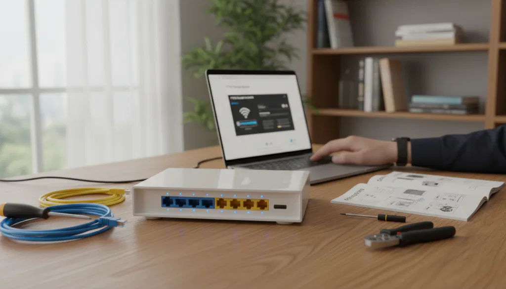Installation und Einrichtung FTTH Router