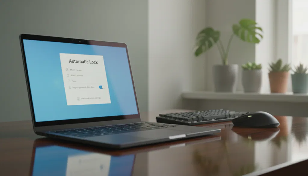 Automatische Sperrung einrichten