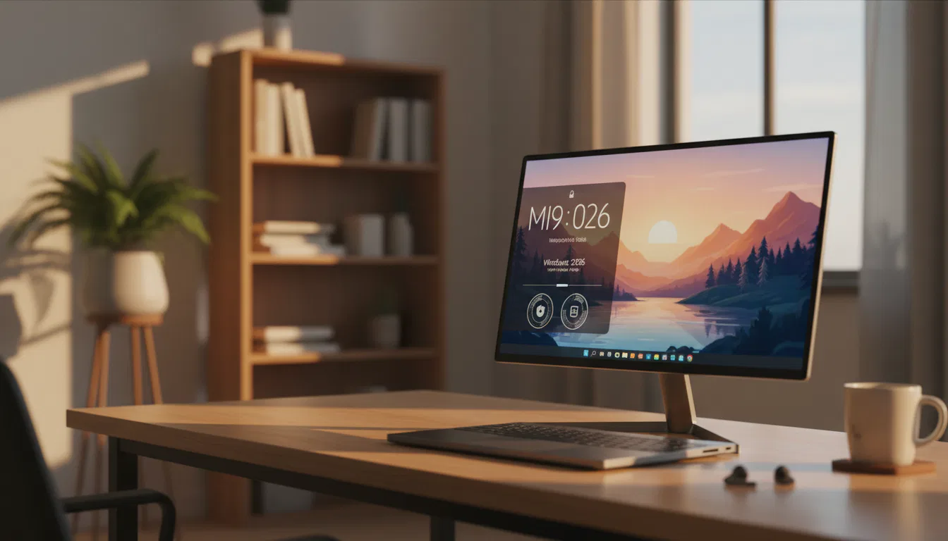 Windows: Bildschirm sperren