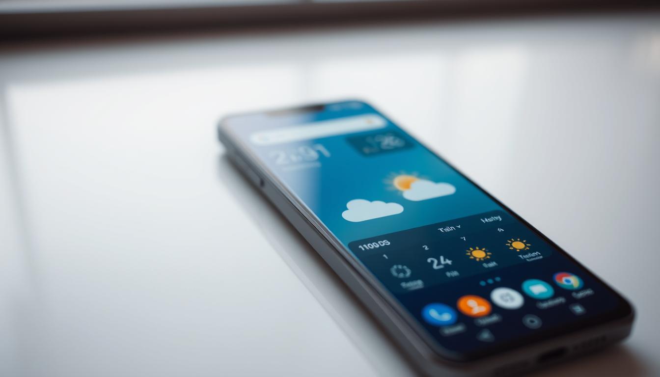 vorinstallierte Wetter-App Android